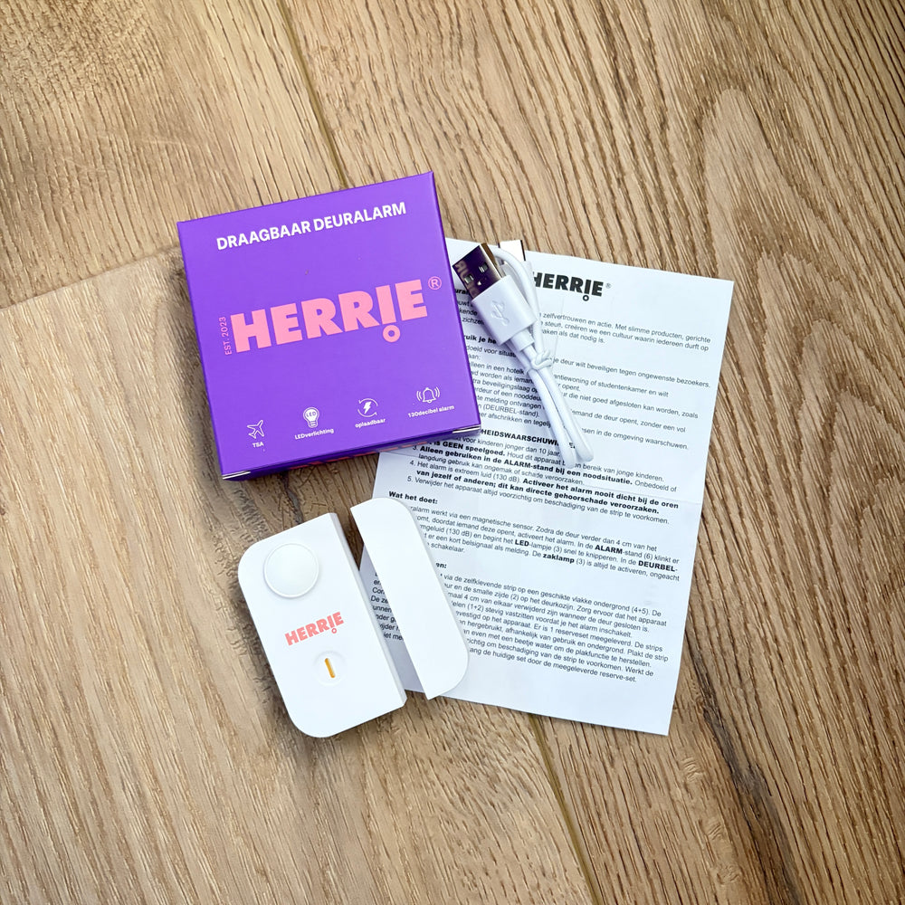 HERRIE Deuralarm - Wit
